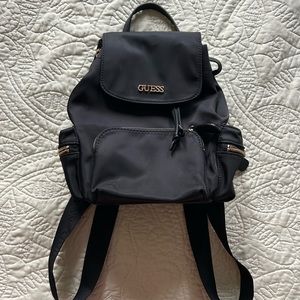 Guess Black Small Nylon Backpack
